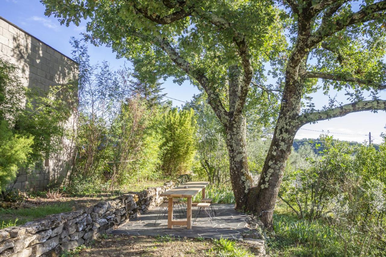 La Maison Des Chataigniers Meyrannes Exteriör bild