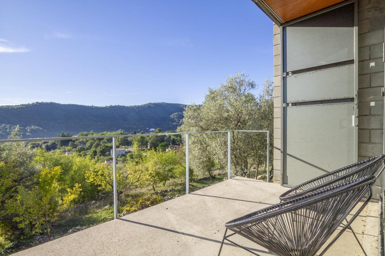 La Maison Des Chataigniers Meyrannes Exteriör bild