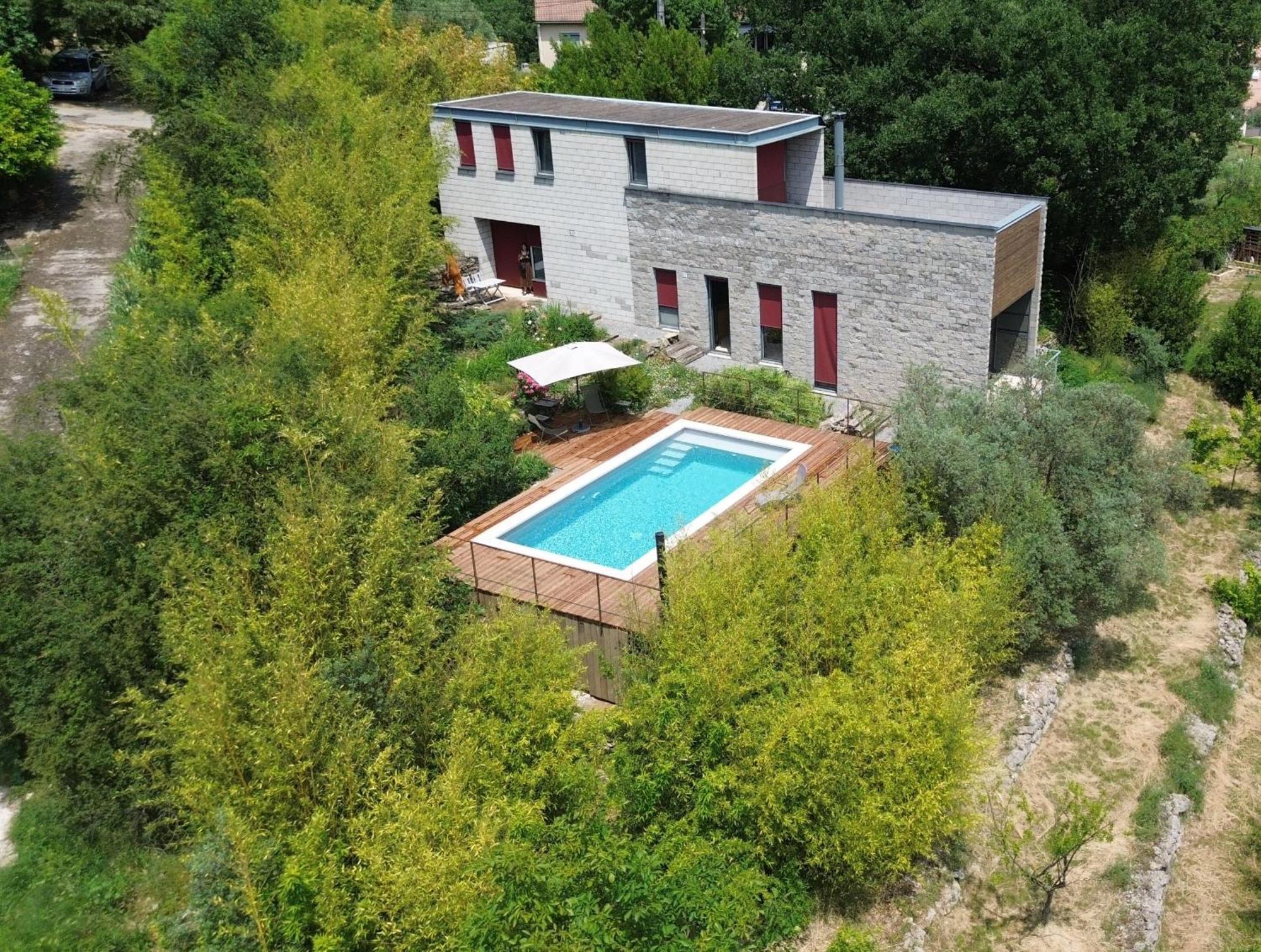 La Maison Des Chataigniers Meyrannes Exteriör bild