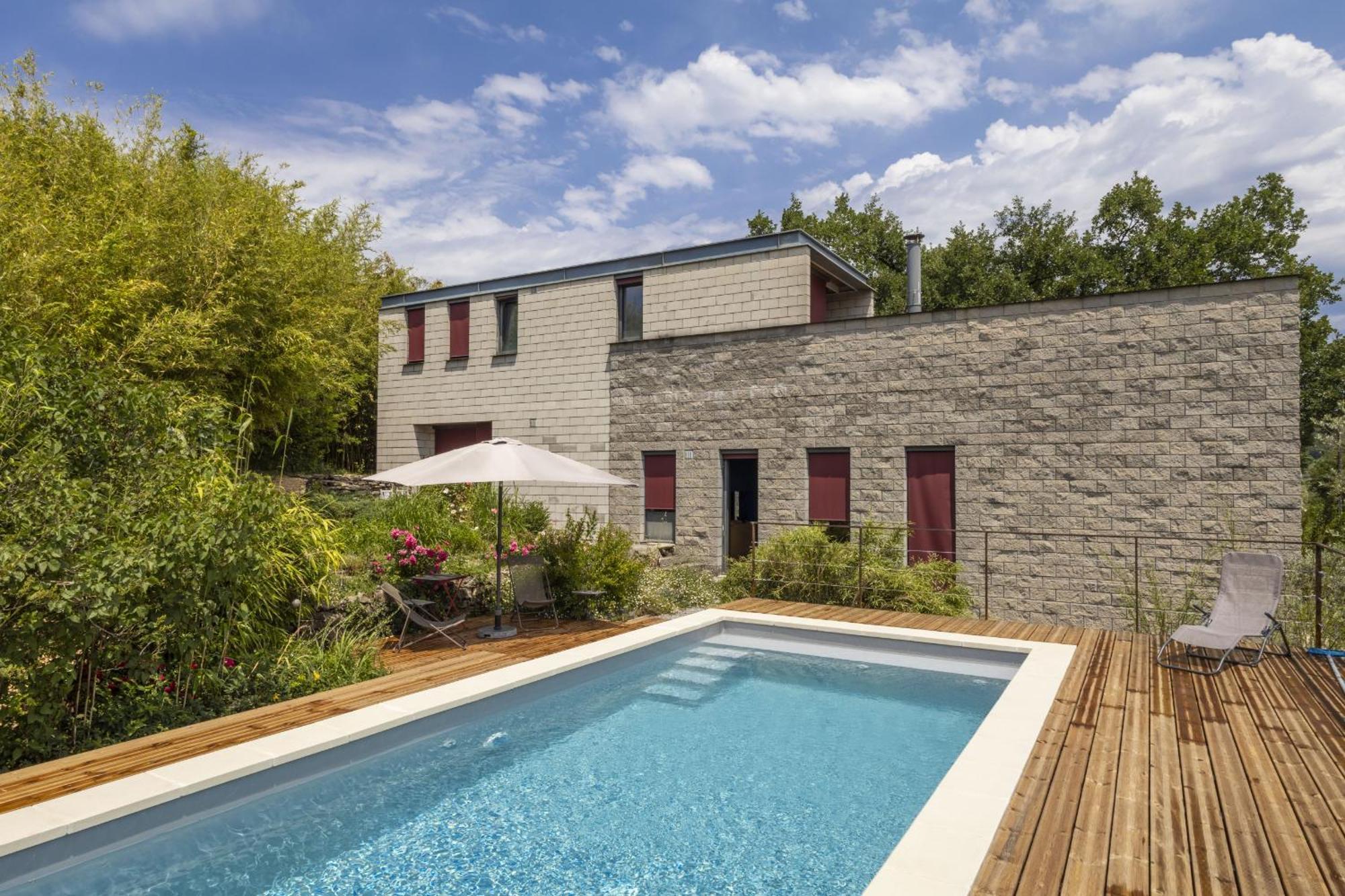 La Maison Des Chataigniers Meyrannes Exteriör bild